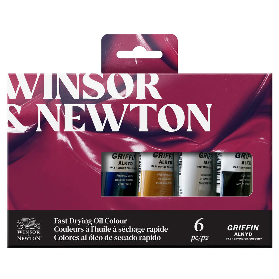 Winsor & Newton Griffin Alchidica 37ml – Colore A Olio Giallo Cadmio Chiaro – Pittura Artistica