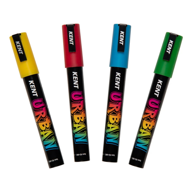 Kent Urban 3MM Nib Classic Paint Markers Pack of 4