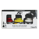 Daler Rowney FW 29.5ML Primary Acrylic Inks Set of 6