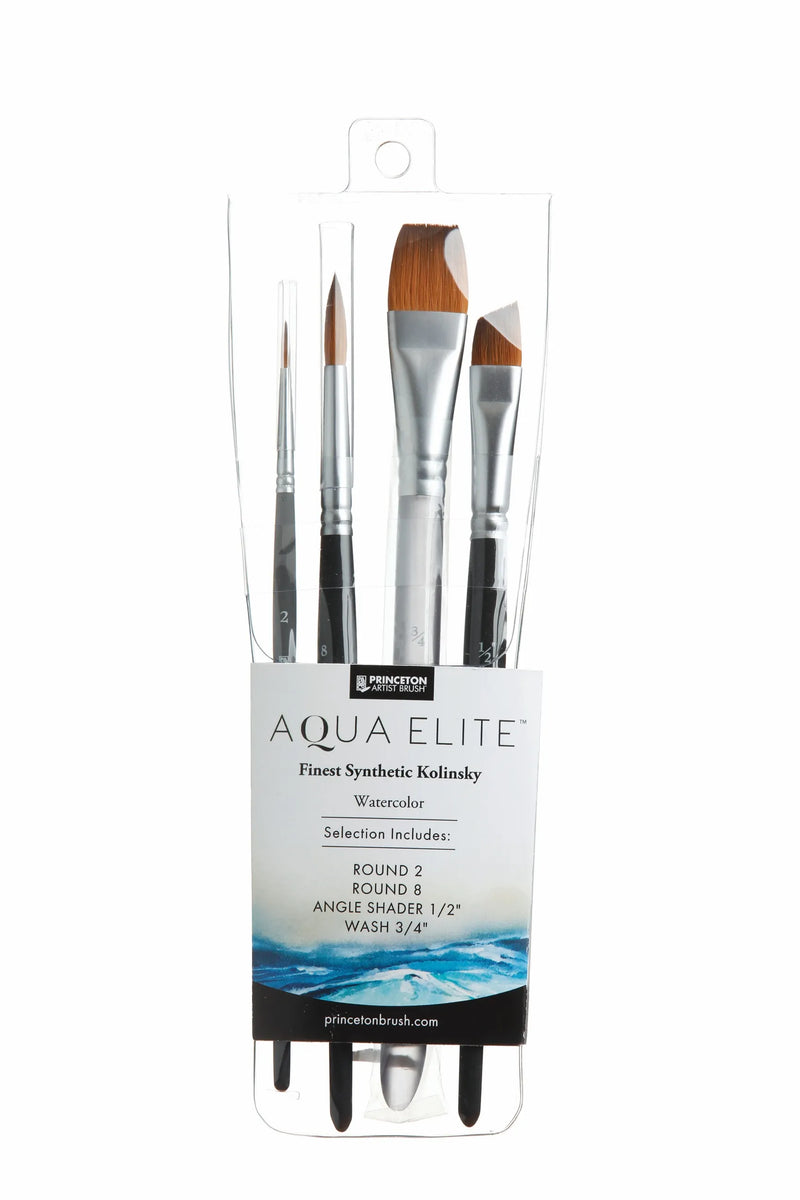 Princeton AquaElite Professional 4 Piece Brush Set