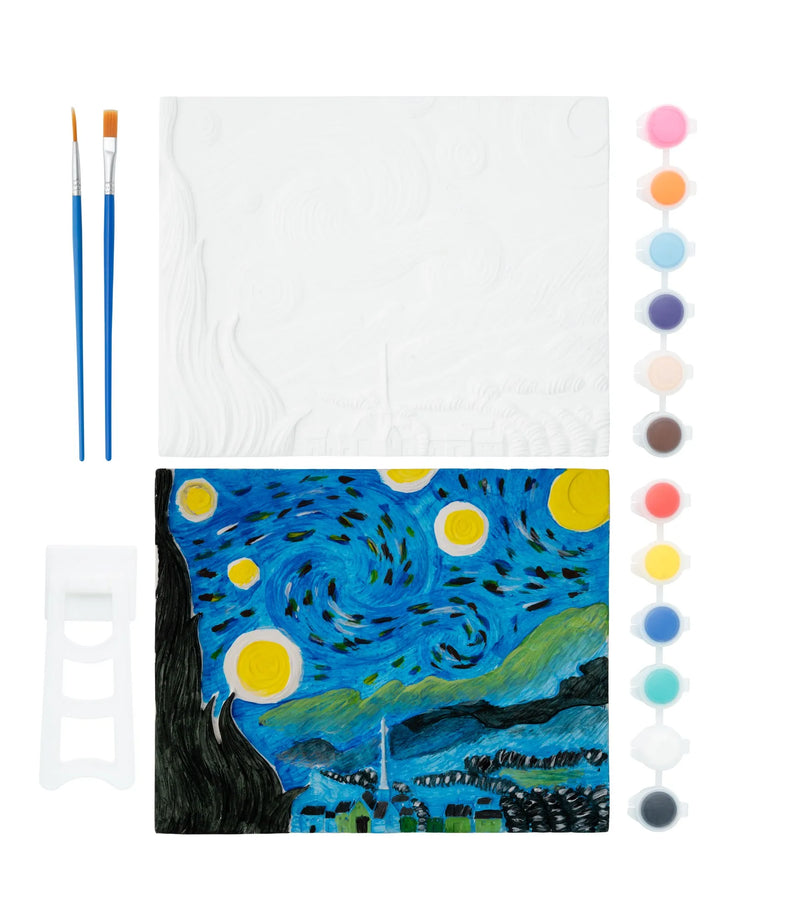 Jasart Diy 210X165MM Plaster Painting Kits Starry Night