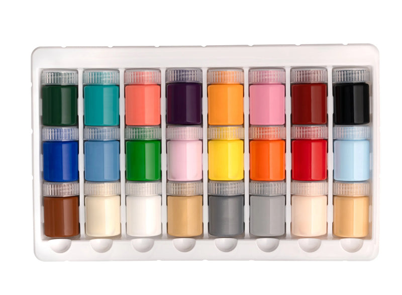 Jasart Byron Matte Acrylic Paint 24 Piece Pot Set