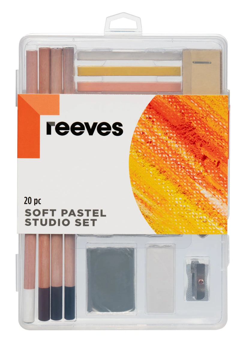Reeves Soft Pastel 20 Piece Art Set