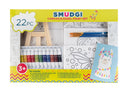 Smudgi Kids Canvas & Easel 22 Piece Set