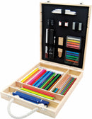 Art Advantage Wooden Sketching & Drawing 93 Piece Set