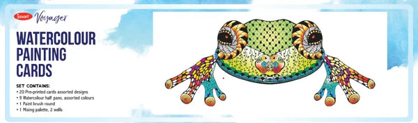 Jasart Watercolour 260X80MM Colouring Cards