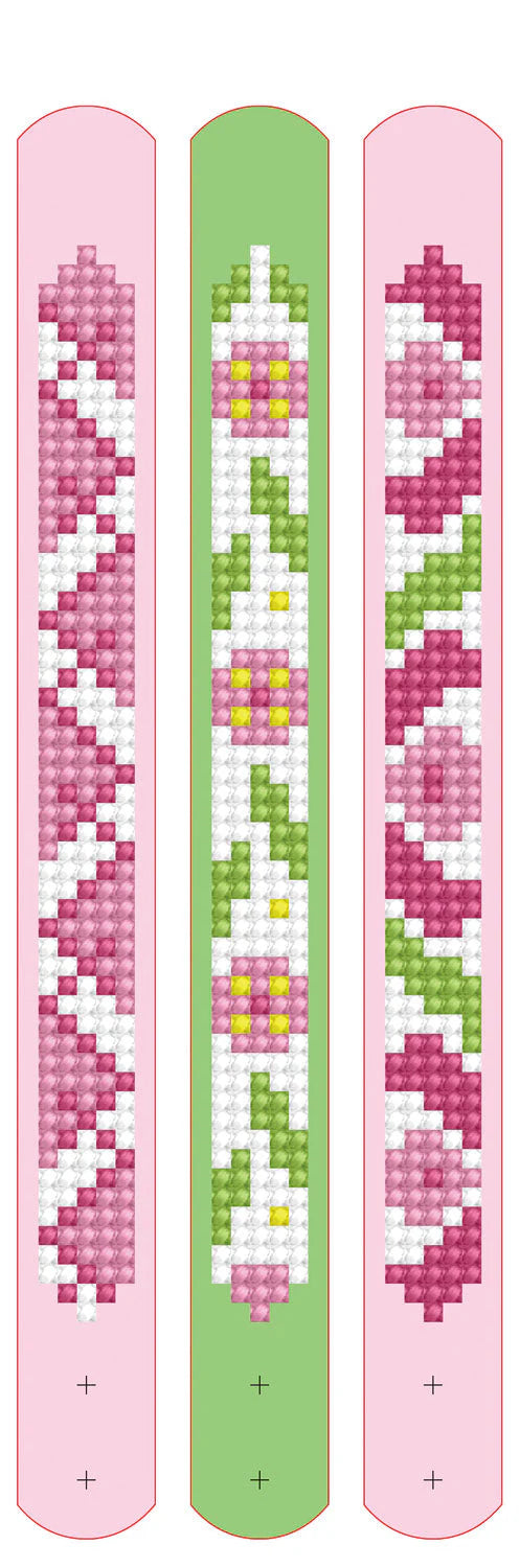 Diamond Dotz Dotzies 3 Piece Bracelet Kit PRETTY IN PINK
