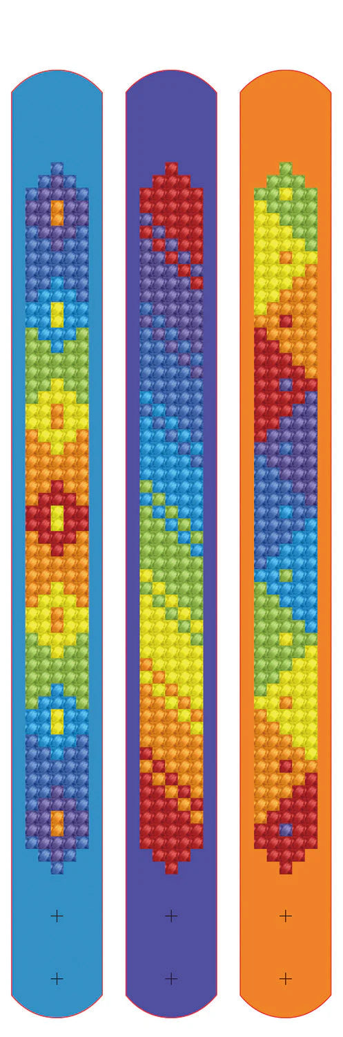 Diamond Dotz Dotzies 3 Piece Bracelet Kit MARDIGRAS