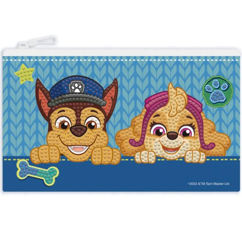 Diamond Dotz Dotzies Zipper Pouch Kit PAW PATROL SKY AND CHASE