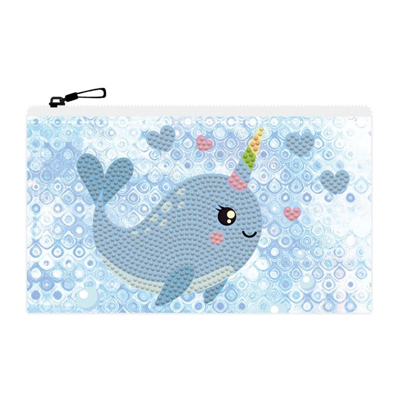 Diamond Dotz Dotzies Zipper Pouch Kit NARWHAL LOVE
