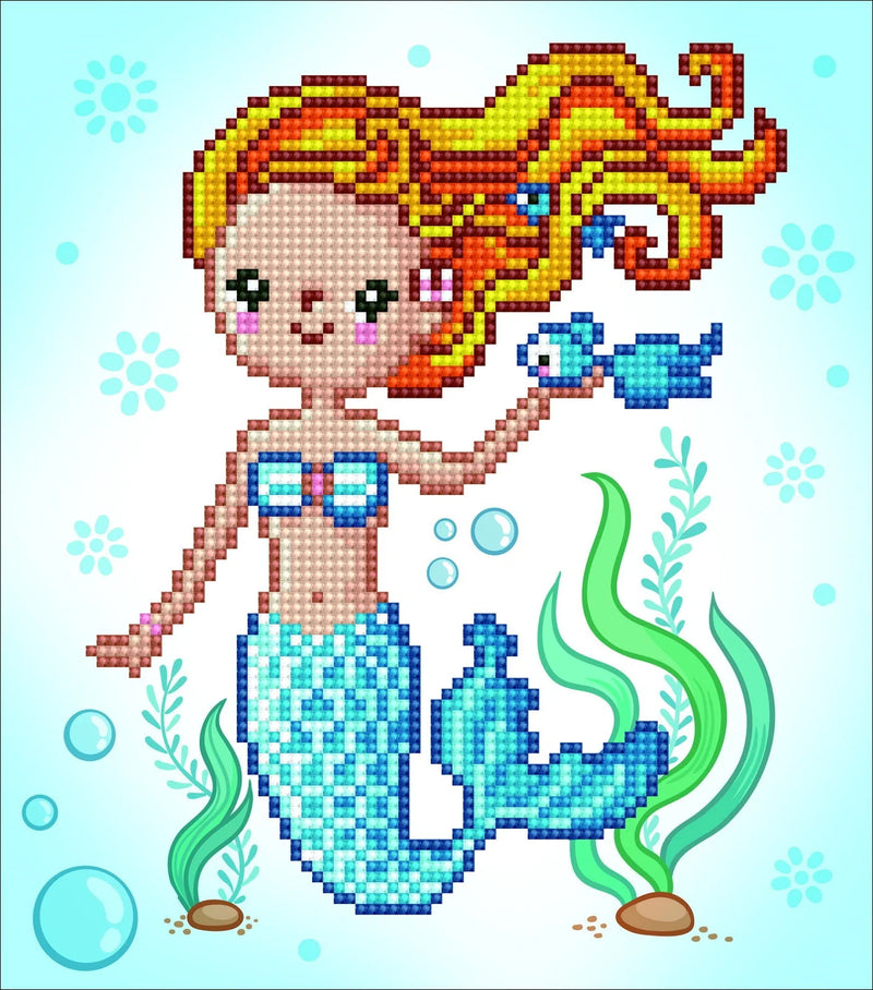 Diamond Dotz Dotzies Picture Kit SWEET SWIMMER
