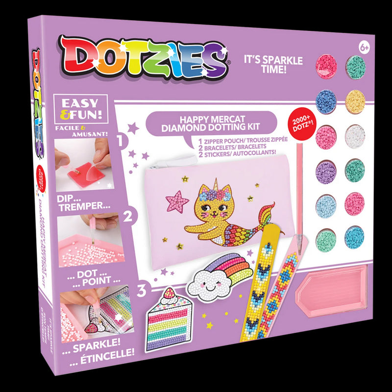 Diamond Dotz Dotzies Activity Kit HAPPY MERCAT