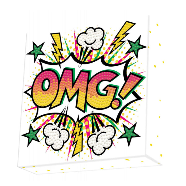 Diamond Dotz 15x15cm Diamond Painting Kit OMG