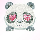 Diamond Dotz 15x15cm Diamond Painting Kit PANDA LOVE