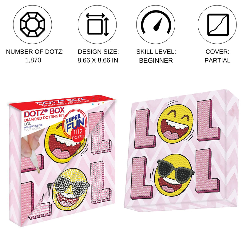 Diamond Dotz 15x15cm Diamond Painting Kit LOL
