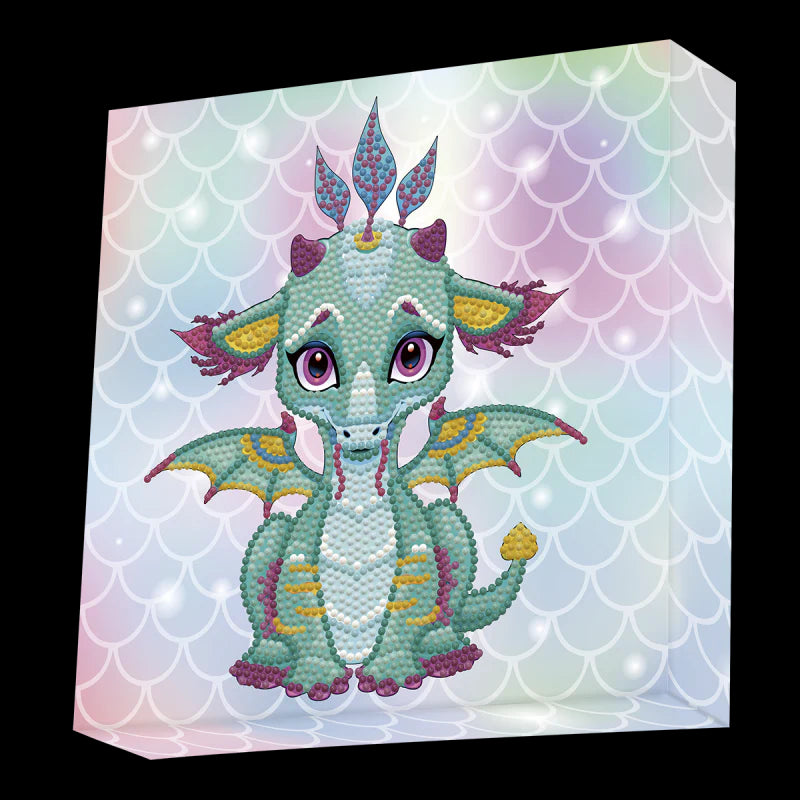 Diamond Dotz 22x22cm Diamond Painting Kit ARIEL THE BABY DRAGON