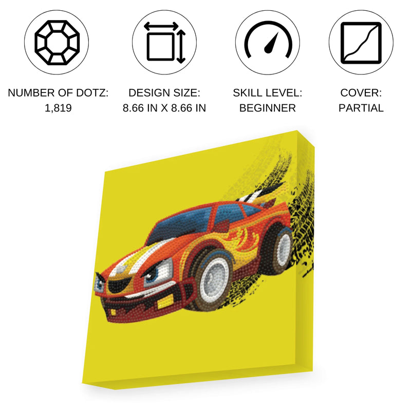 Diamond Dotz 22x22cm Diamond Painting Kit HOT ROD