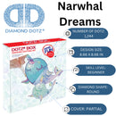 Diamond Dotz 22x22cm Diamond Painting Kit NARWAL DREAMS