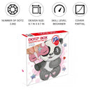 Diamond Dotz 22x22cm Diamond Painting Kit PANDA CORN