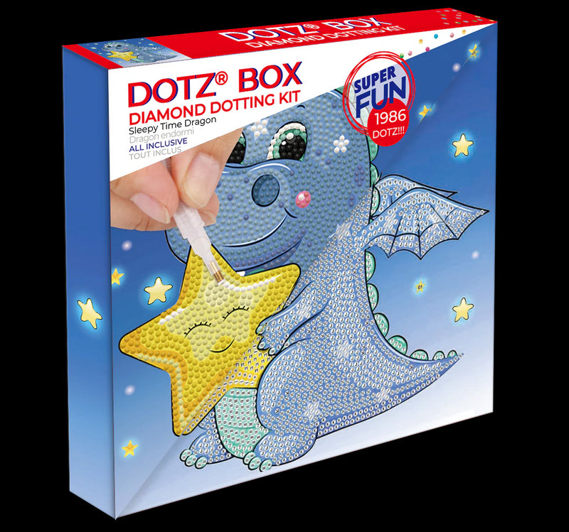 Diamond Dotz 22x22cm Diamond Painting Kit SLEEPY TIME DRAGON