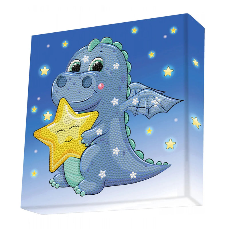 Diamond Dotz 22x22cm Diamond Painting Kit SLEEPY TIME DRAGON