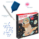 Diamond Dotz 22x22cm Diamond Painting Kit SLOTH ROCKET