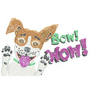 Diamond Dotz 28x28cm Diamond Painting Kit BOW WOW