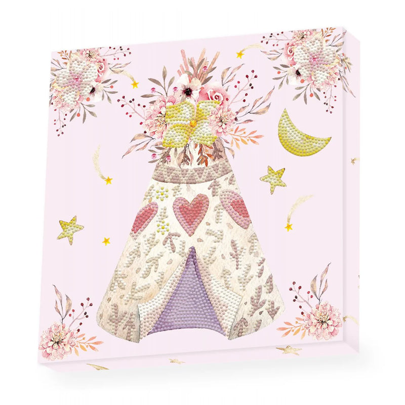 Diamond Dotz 28x28cm Diamond Painting Kit DREAMY TEEPEE