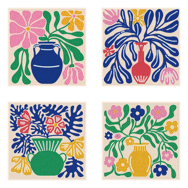 Diamond Dotz 5"x5" Mini Dotz Kit DECO VASES