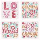 Diamond Dotz 5"x5" Mini Dotz Kit FOUR LOVE BLESSINGS