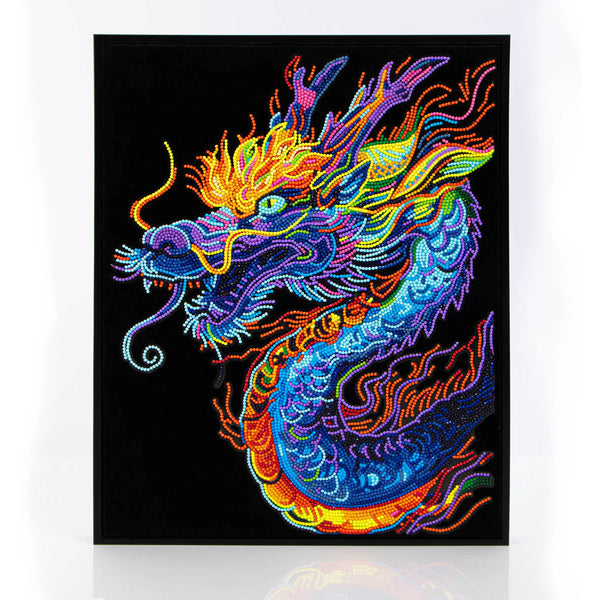 Diamond Dotz 14"X18" Neon Diamond Painting Kit DRAGON 