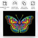 Diamond Dotz 18"X14" Neon Diamond Painting Kit BUTTERFLY 
