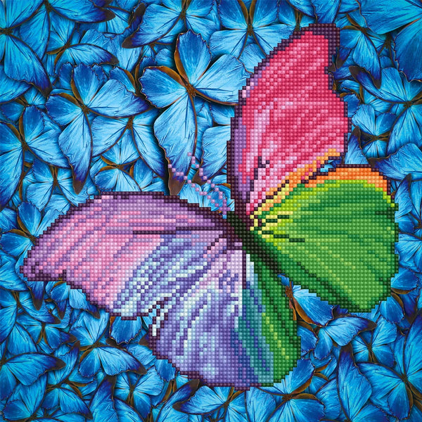 Diamond Dotz 10.6"x16.5" Diamond Painting Kit FLUTTER BY PINK