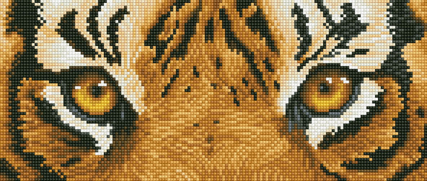 Diamond Dotz 16.5"x5.9" Diamond Painting Kit TIGER SPY 