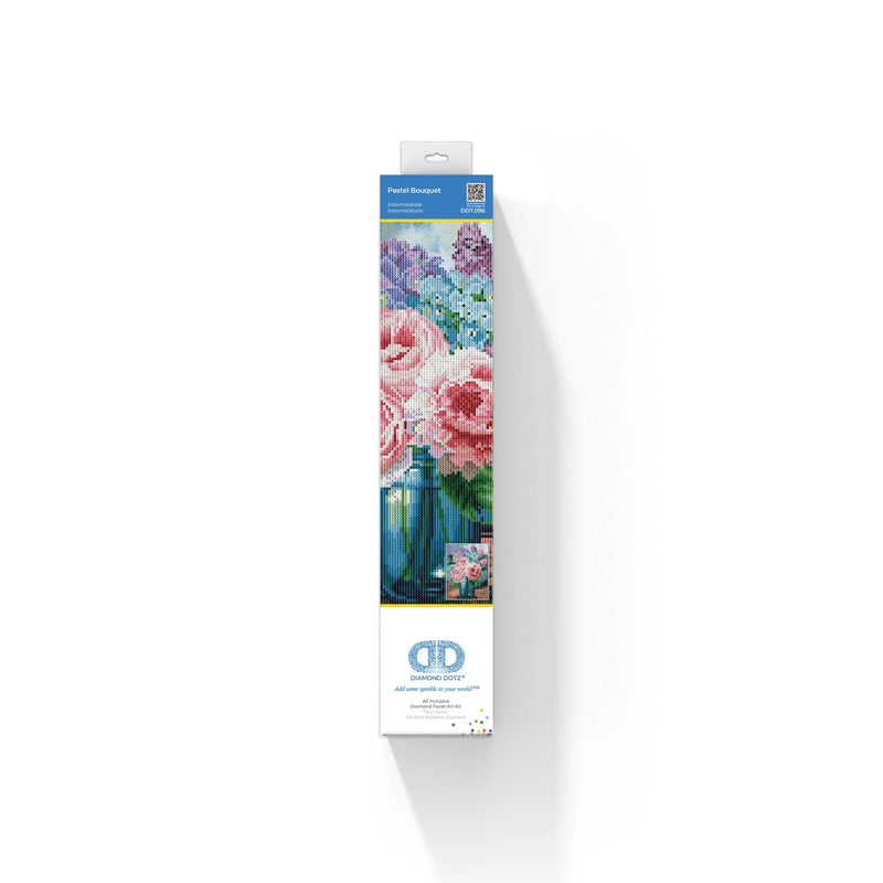 Diamond Dotz 12.6"x16.5" Diamond Painting Kit PASTEL BOUQUET 