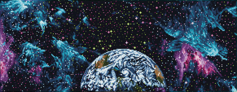 Diamond Dotz 32.3"x12.6" Diamond Painting Kit MYSTERIOUS UNIVERSE 