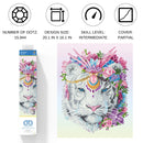 Diamond Dotz 16.1"x20.1" Diamond Painting Kit BOHEMIAN TIGER 