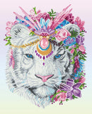 Diamond Dotz 16.1"x20.1" Diamond Painting Kit BOHEMIAN TIGER 