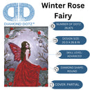 Diamond Dotz 20.5"x26.8" Diamond Painting Kit WINTER ROSE FAIRY