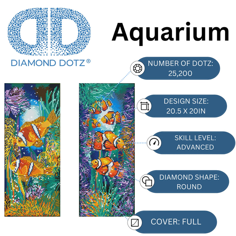 Diamond Dotz 20.1"x20.5" Diamond Painting Kit AQUARIUM