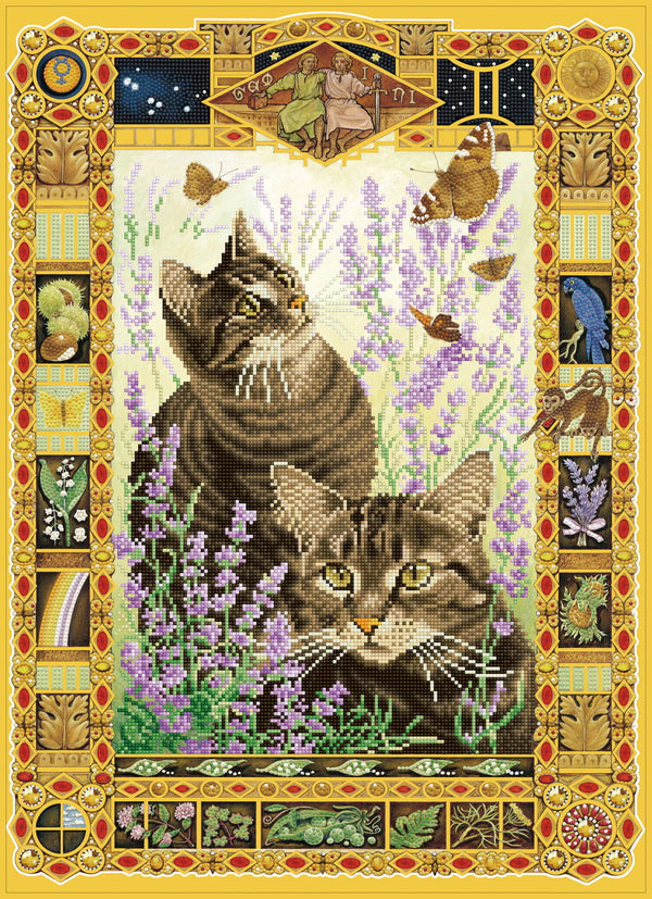 Diamond Dotz 20.5"x28.4" Diamond Painting Kit GEMINI CHRISTIE & ZELLY