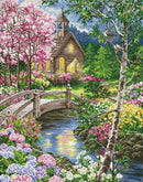 Diamond Dotz 22.1"x28.0" Diamond Painting Kit PATH TO WORSHIP
