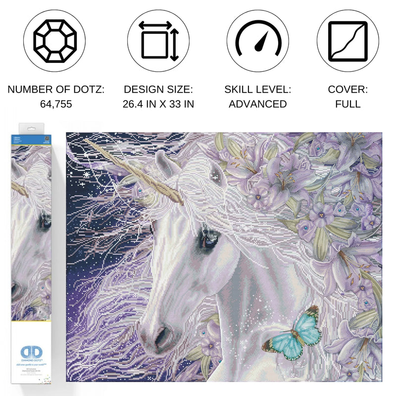 Diamond Dotz 33.1"x26.4" Diamond Painting Kit LILLICORN