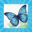 Diamond Dotz 13X13CM Quick Dots Blue Butterfly
