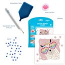 Diamond Dotz 13X13CM Quick Dots Llama Rainbow