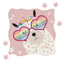 Diamond Dotz 13X13CM Quick Dots Llama Rainbow