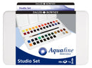 Daler Rowney Aquafine Studio Studio Set Half Pan Set of 48