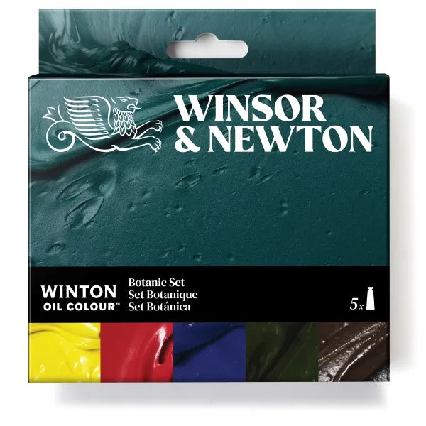 Winsor & Newton 37ML Winton Oil Paint Set of 5 Botanic