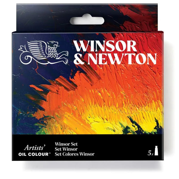 Winsor & Newton 37ML Artists' Oil Paint Set of 5 Winsor