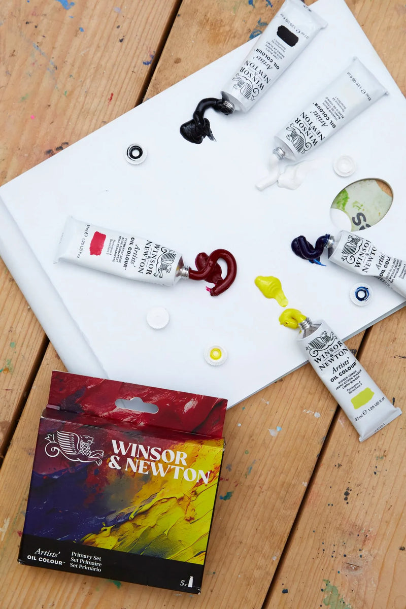 Winsor & Newton 37ML Artists' Oil Paint Set of 5 Primary